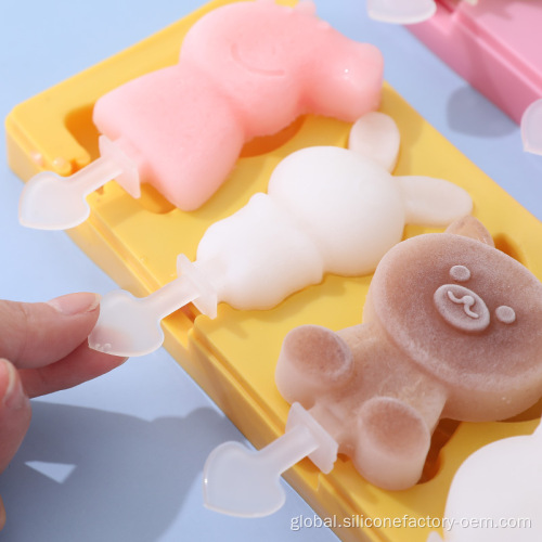 Bpa Free Silicone Popsicle Molds Wholesale Custom Silicone Ice Cube Tray Mold Supplier